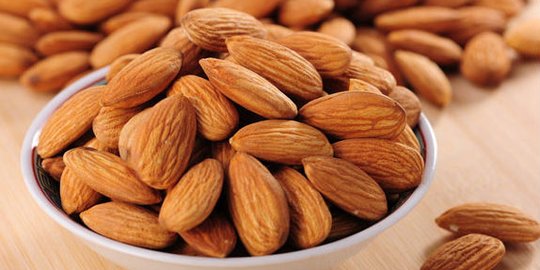 10 Manfaat Kacang Almond Bagi Kesehatan, Efektif Turunkan Berat Badan