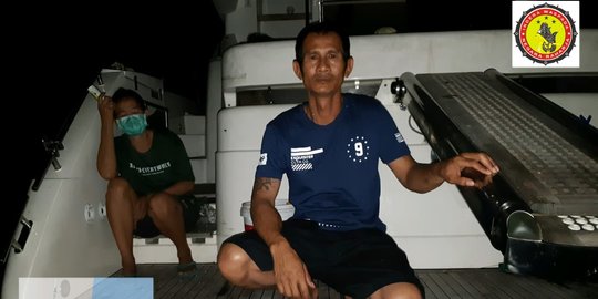 Mau Pulang ke Negara Asal, Kapal Pesiar WNA Terdampar di Bengkalis