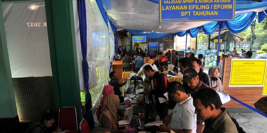 Per Hari Ini, Baru 8,75 Juta Wajib Pajak Lapor SPT