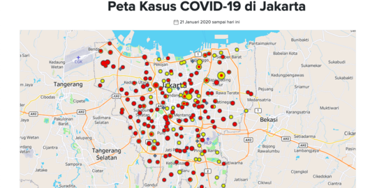 8 Kecamatan Terbanyak Tangani Kasus Covid-19 di DKI, Tertinggi di Kalideres