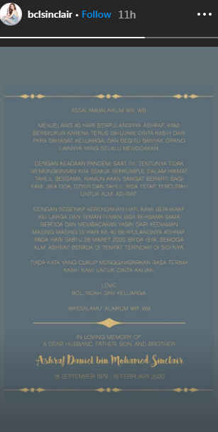 40 hari ashraf sinclair meninggal bcl dan ibu ashraf minta dibacakan surah yasin40 hari ashraf sinclair meninggal bcl dan ibu ashraf minta dibacakan surah yasin