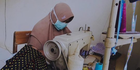 siap produksi masker dan apd dibagikan secara gratis