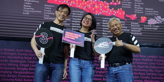 13 Tahun Tri sebut Makin Meluas Jaringan di Seluruh Indonesia