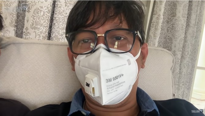 pekerja andre kabur saat mau disuntik