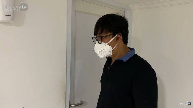 pekerja andre kabur saat mau disuntik