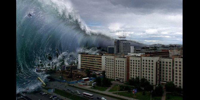 ilustrasi tsunami