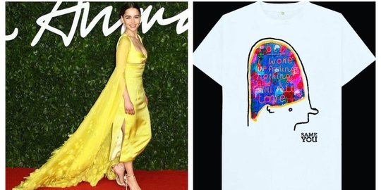 Emilia Clarke Rilis T-Shirt dan Lelang Kencan Demi Galang Donasi Covid-19