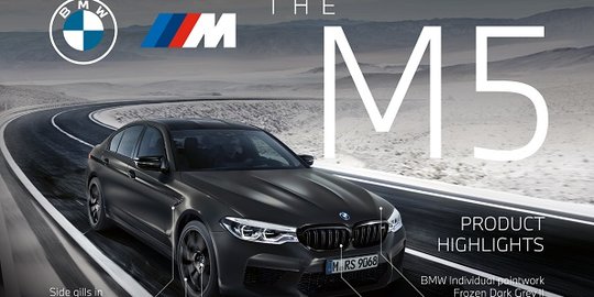 Dibanderol Rp 5,17 Miliar, BMW M5 Edisi 35 Tahun Dijual Online
