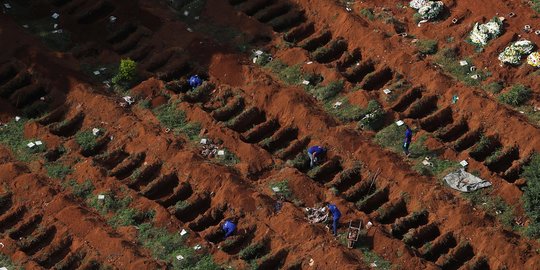 Brazil Siapkan Kuburan Massal Korban Covid-19
