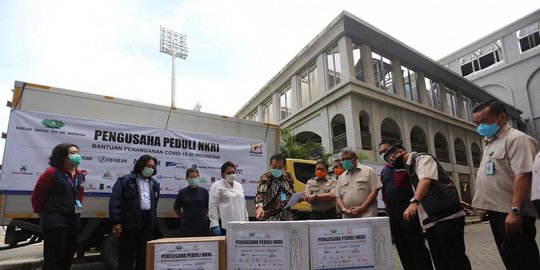 besar bos kadin harap donasi corona bisa capai rp