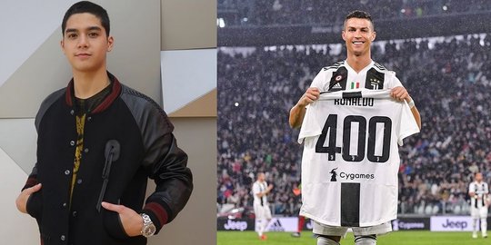 Unggah Foto Main Sepak Bola, Al Ghazali Disebut Mirip Cristiano Ronaldo