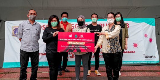 Tangani Corona, Akulaku Serahkan Bantuan Alat Kesehatan ke Pemprov DKI Jakarta
