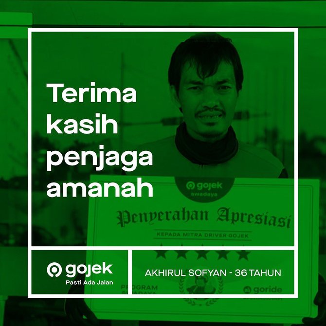 ojol selamatkan pesanan