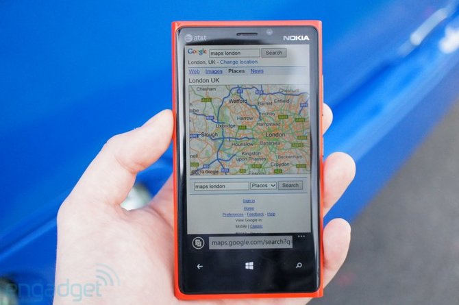 google maps di windows phone