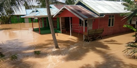 Sungai Kandilo di Kaltim Meluap, Lebih 2.500 Warga Paser Terdampak Banjir