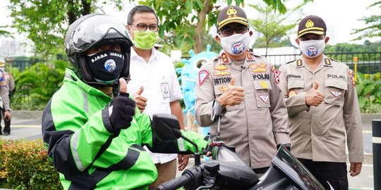 Gandeng BRI, Kakorlantas Polri Cegah Covid-19 Gunakan Drone untuk Ukur Suhu Tubuh