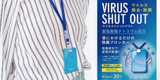 CEK FAKTA: Tidak Benar Kalung Antivirus 'Shut Out' Mampu Cegah Virus Corona