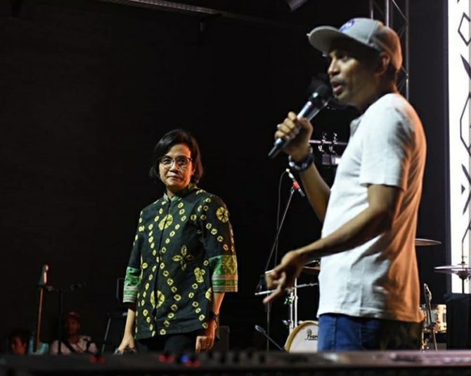 kenangan sri mulyani bersama glenn fredly