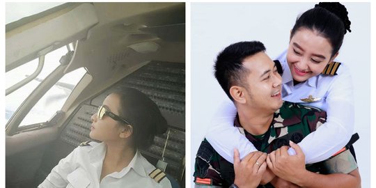 Suka Duka Pilot Cantik Elesta Apriliana Diperistri Pratu TNI, Pangkat Bukan Segalanya