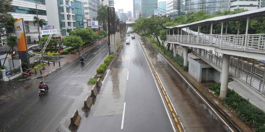 Satu Hari Jelang PSBB DKI, Polisi Sebut Volume Kendaraan Menurun