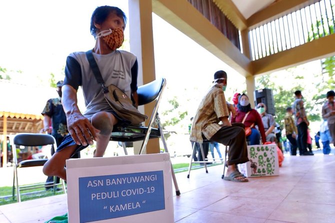 banyuwangi kembali salurkan jaring pengaman