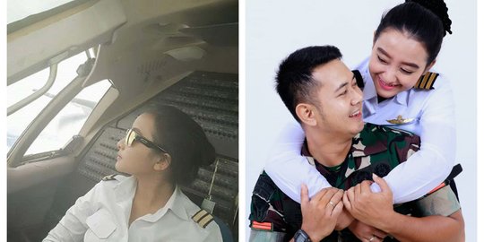Mengenal Elesta Apriliana, Pilot Cantik di Medan Ekstrem Takluk di Pelukan Pratu TNI