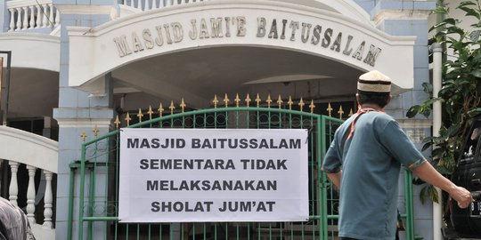 Senyap Salat Jumat di Hari Pertama PSBB