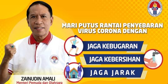 Menpora Minta Para Atlet Patuhi Aturan PSBB Demi Menjaga Kesehatan & Keselamatan