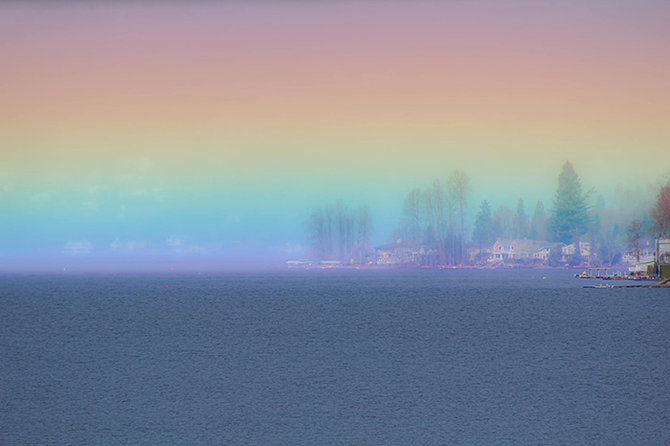 fenomena pelangi horizontal di langit danau sammamish