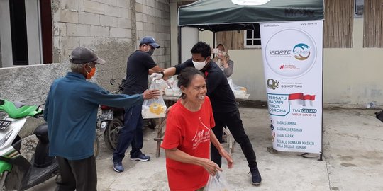 IForte Gandeng Pengusaha Makanan Bantu Masyarakat Terdampak PSBB Jakarta