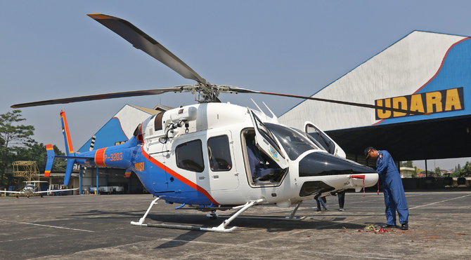 helikopter jenis bell polri