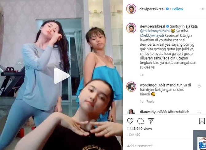 dituding pansos ke cimoy montok ini jawaban menohok dewi perssik