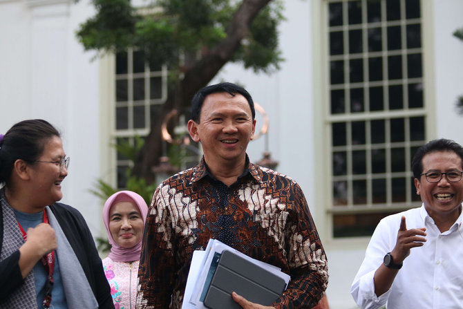 ahok temui presiden di istana