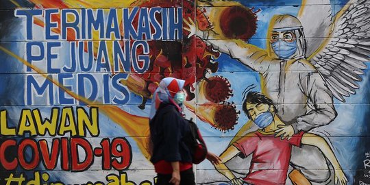 Jelang Pemberlakuan PSBB, Muncul Mural Ajakan Lawan Covid-19 di Depok