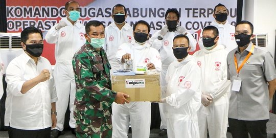 Satgas Lawan Covid-19 Pasok Ribuan APD ke RSD Wisma Atlet Kemayoran