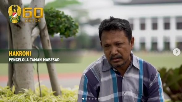 hakroni pemelihara taman mabesad