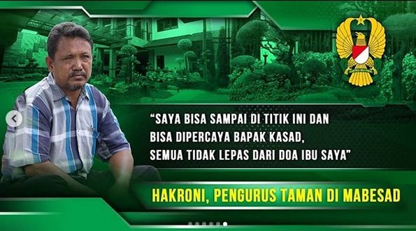 hakroni pemelihara taman mabesad