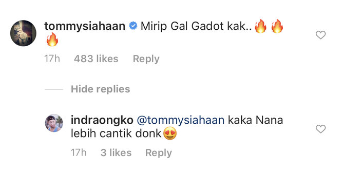 najwa shihab disebut mirip dengan gal gadot