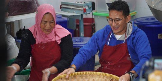 Tiwul Go International, Sandiaga Tak Sangka Emak-emak Ini Raup Omzet Puluhan Juta