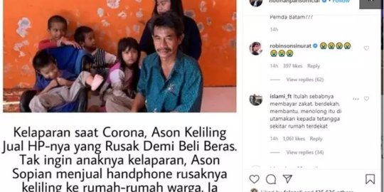 Kisah Bapak 7 Anak Keliling Jual HP Rusak Rp10 Ribu Buat Beli Beras Saat Corona