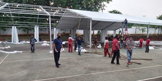 Megawati Bangun Tenda Karantina di Semarang untuk Bantu Penanganan Covid-19