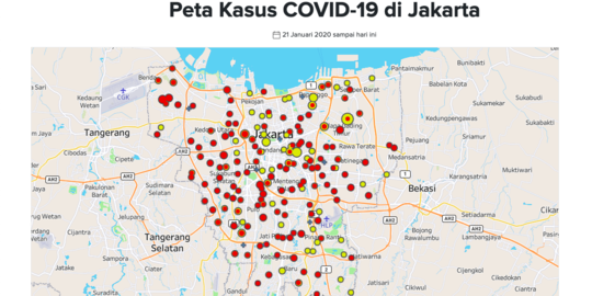 Update Kasus Covid-19 di DKI 20 April: 3.112 Positif, 237 Sembuh, 297 Meninggal