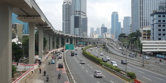 Begini Suasana Arus Lalu Lintas Jakarta di Hari ke-11 PSBB