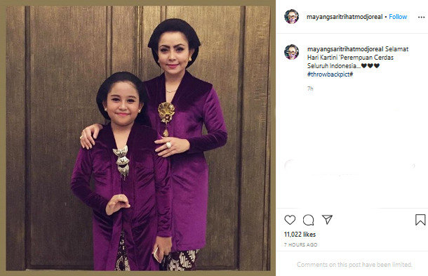 mayangsari merayakan hari kartini