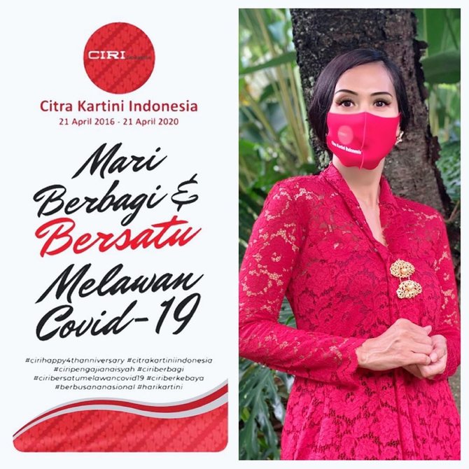7 potret cantik para artis saat peringati hari kartini di tengah pandemi corona
