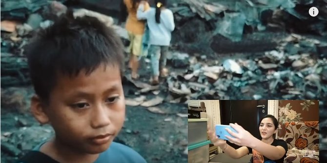 rumah anak angkat ashanty terbakar