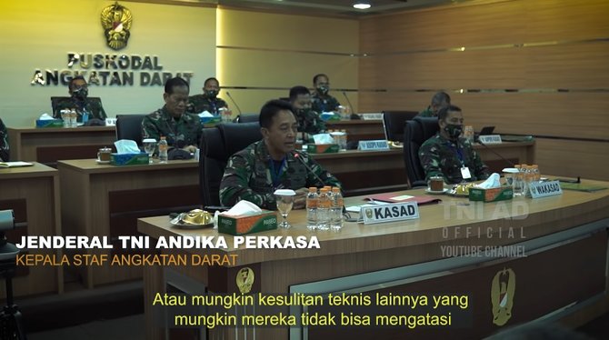 kasad jenderal tni andika perkasa turun tangan