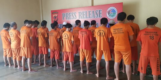 Polisi Tangkap 22 Pelaku Kasus Narkoba di Bogor dalam 3 Minggu