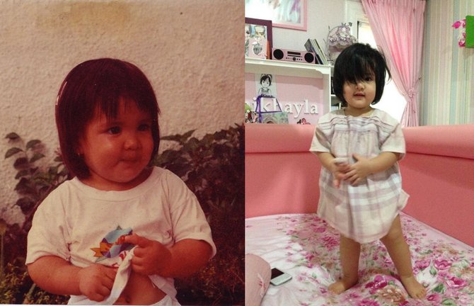 foto masa kecil nia ramadhani