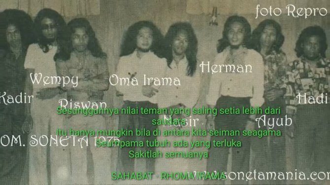 rhoma irama kunjungi personel soneta pertama